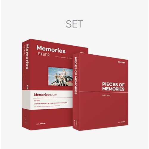 [ENHYPEN] MEMORIES : STEP 2 DIGITAL CODE + PIECES OF MEMORIES [2021-2022] SET [NO GIFT] Koreapopstore.com