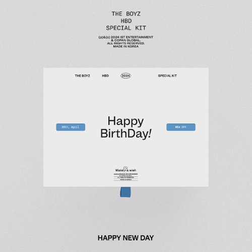 [Ship From 31st/MAY] [THE BOYZ] THE BOYZ HBD NEW SPECIAL KIT Koreapopstore.com