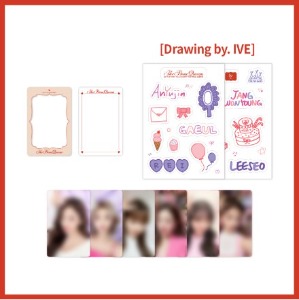 [Ship From 13th/MAR] [IVE] [THE PROM QUEENS] PHOTOCARD DECO SET Koreapopstore.com