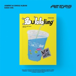 AIMERS - 1ST SINGLE [BUBBLING] (SODA VER.) Koreapopstore.com