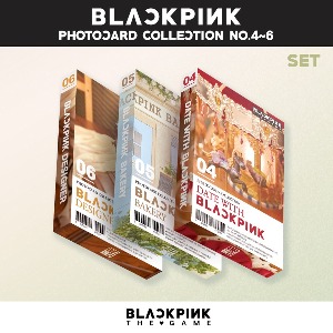 [BLACKPINK] THE GAME PHOTOCARD COLLECTION NO.4~6 (SET) Koreapopstore.com