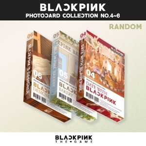 BLACKPINK - THE GAME PHOTOCARD COLLECTION (No.4~6) Koreapopstore.com