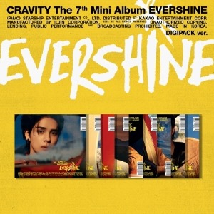 CRAVITY - [EVERSHINE] (7TH MINI ALBUM) (DIGIPACK VER.) Koreapopstore.com
