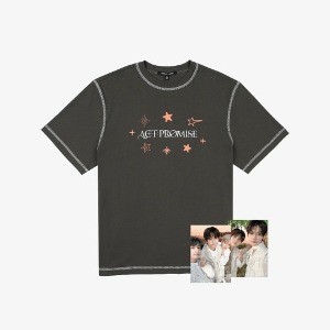 [Ship From 2nd/MAY] [TXT] [ACT:PROMISE] S/S T-SHIRT (GREY) Koreapopstore.com