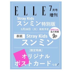 [Ship From 4th/JUNE] [ELLE JAPAN] STRAY KIDS SEUNGMIN COVER JULY [2024] SPECIAL VER. Koreapopstore.com