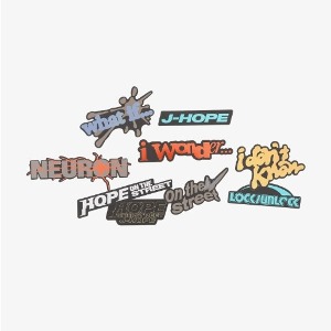 [Ship From 25th/JUNE] [J-HOPE] [HOPE ON THE STREET] STICKER SET Koreapopstore.com