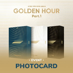 [PHOTO CARD] [ATEEZ] [GOLDEN HOUR : PART.1] (10TH MINI ALBUM) RANDOM Koreapopstore.com